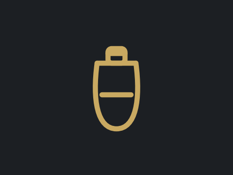 Stainless steel bottle, 1 litre